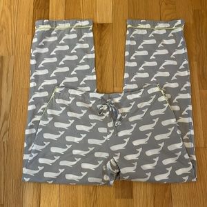 Mahogany Whale Print Cotton Sleep Pants Small